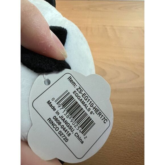 Eggamals panda  plush panda Nanco toy W/tag - Picture 6 of 7